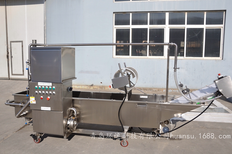 環(huán)速氣泡洗菜機規(guī)格 環(huán)速氣泡式清洗機,整機可拆卸清洗